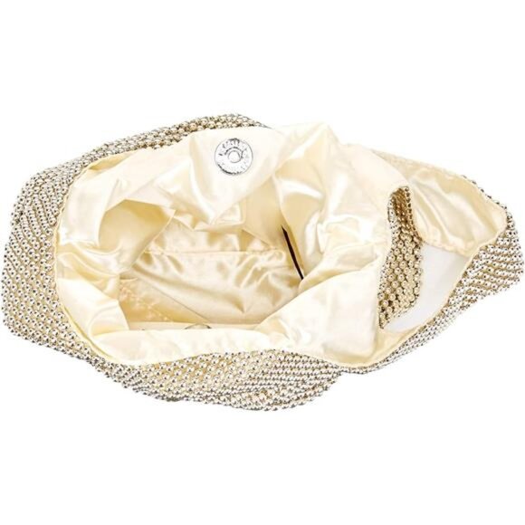 Jessica McClintock Womens Logan Mesh Pouch Evening Bag - Picture 5 of 7